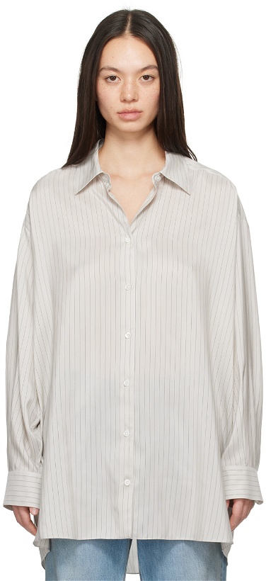 Photo: The Row Gray Luka Shirt