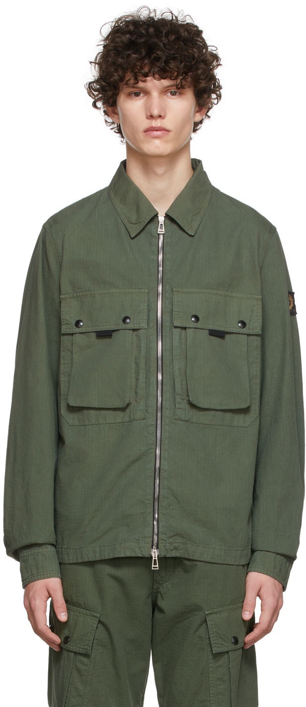 Belstaff Green Tactical Jacket Belstaff