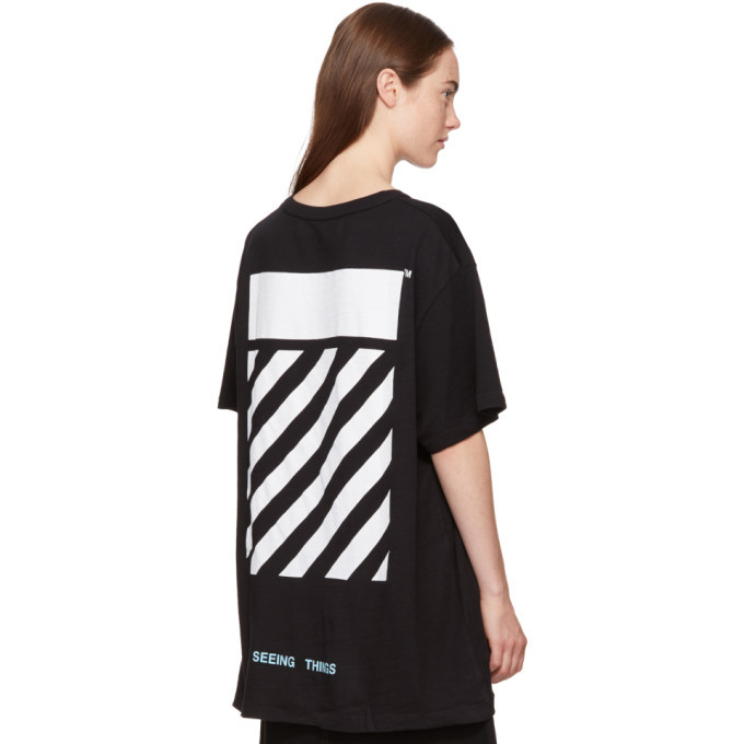 Off-White Black Diagonal Caravaggio T-Shirt Off-White