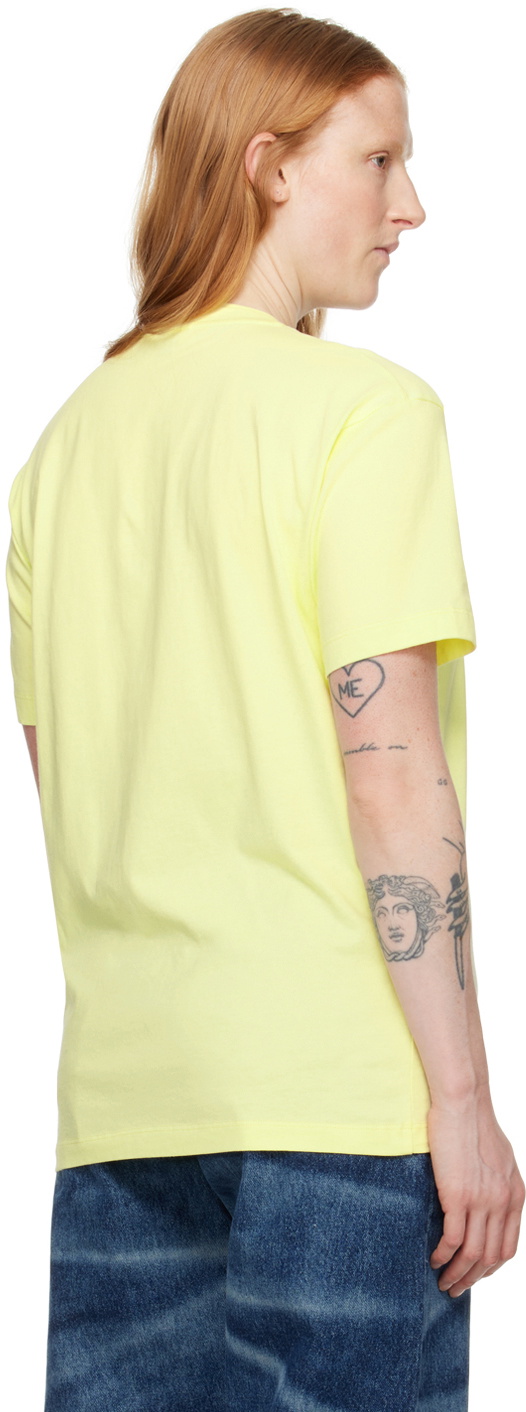 Eytys｜SHORT-SLEEVED ROUND NECK T-SHIRTS (Leon Extra Vir Yellow Leon 'Extra Virgin' T-Shirt by EYTYS on Sale