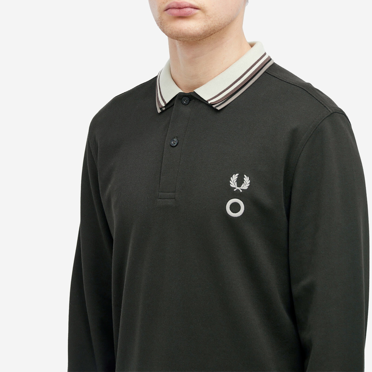 Fred Perry Men's x Craig Green Double Layer Long Sleeve Polo