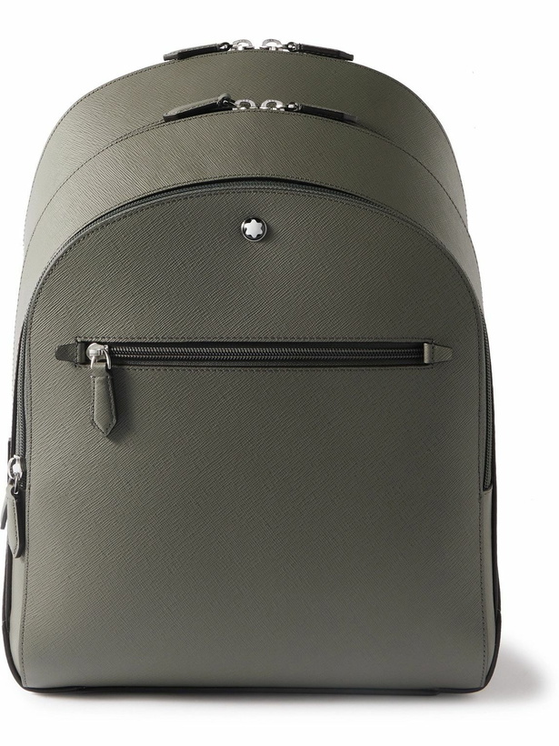 Photo: Montblanc - Sartorial Medium Cross-Grain Leather Backpack