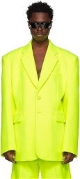 VETEMENTS Yellow Single-Breasted Blazer