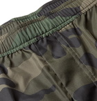 Valentino - Mid-Length Printed Swim Shorts - Green