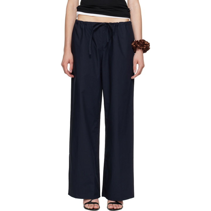 Photo: FLORE FLORE Navy Josephine Lengthened Trousers