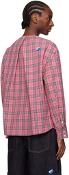 ADER error Pink Check Shirt