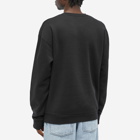JW Anderson Men's Embroidered Logo Crew Sweat in Black