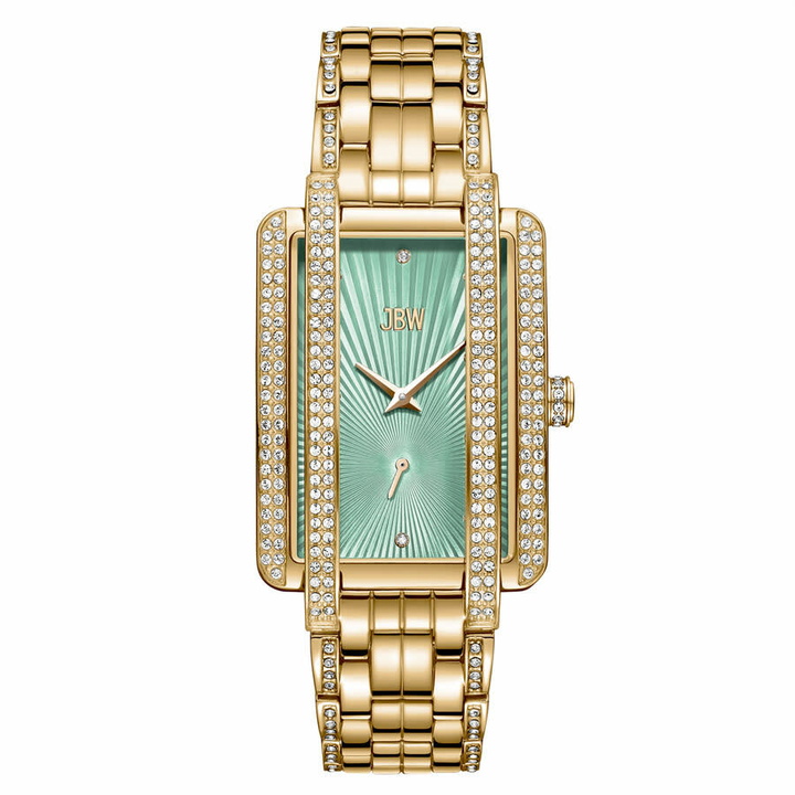 Photo: JBW Mink Collection Quartz Diamond Green Dial Ladies Watch J6358J