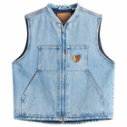 Levi's Men's x Sky High Farm Universe Vest in Mid Stone Wash