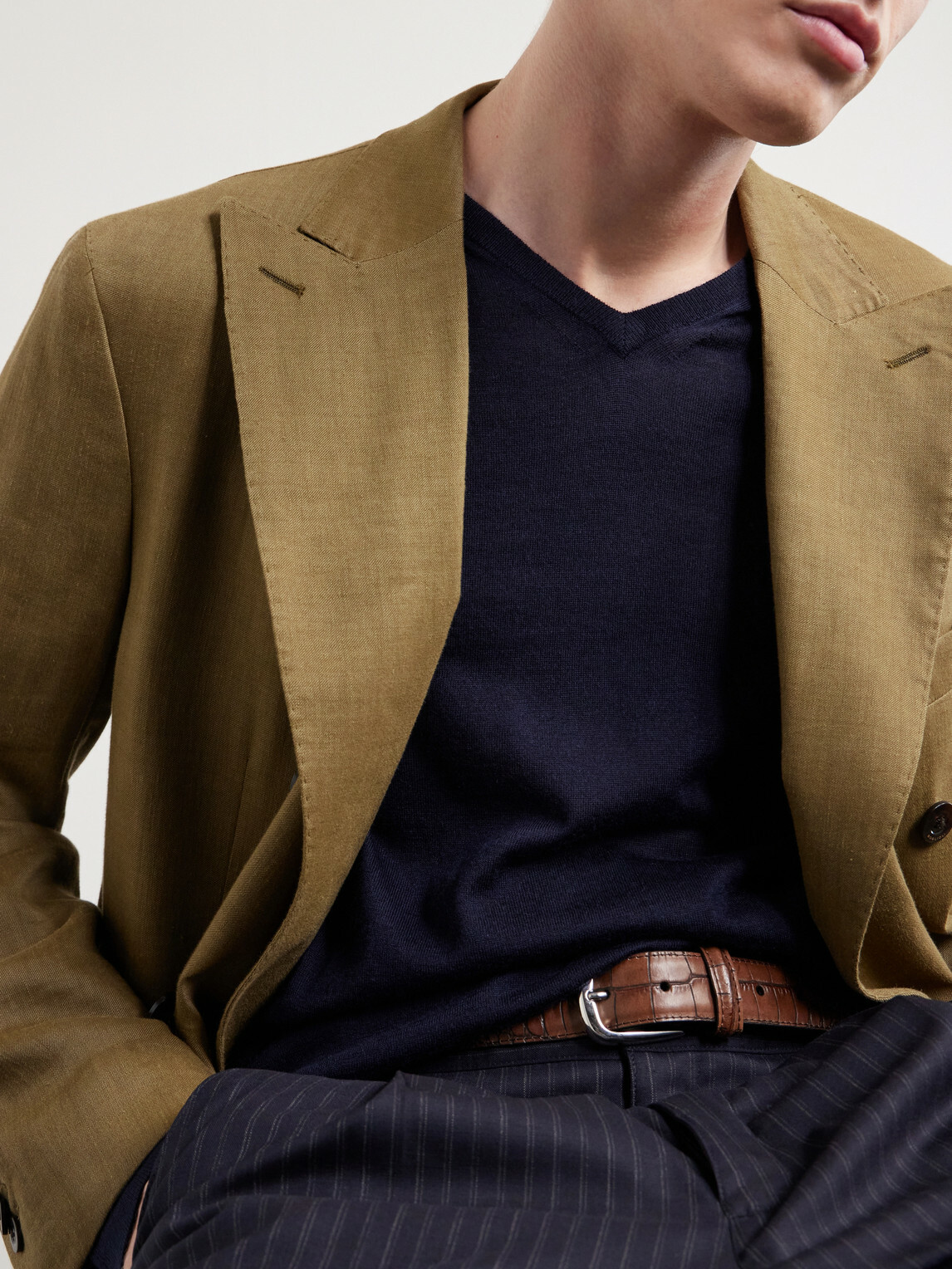 N.PEAL - Conduit Cashmere and Silk-Blend Sweater - Blue