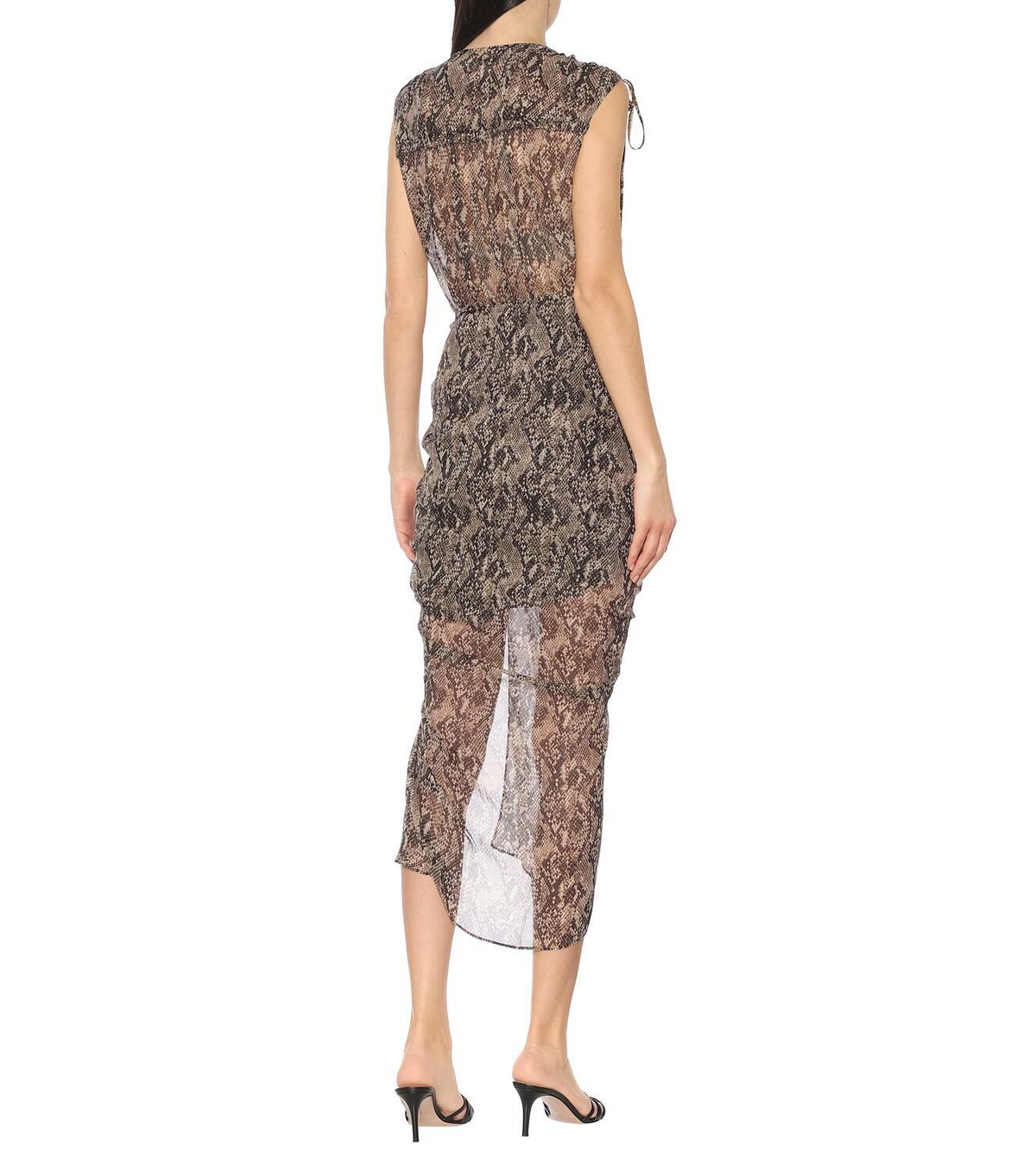Veronica Beard Teagan printed silk midi dress