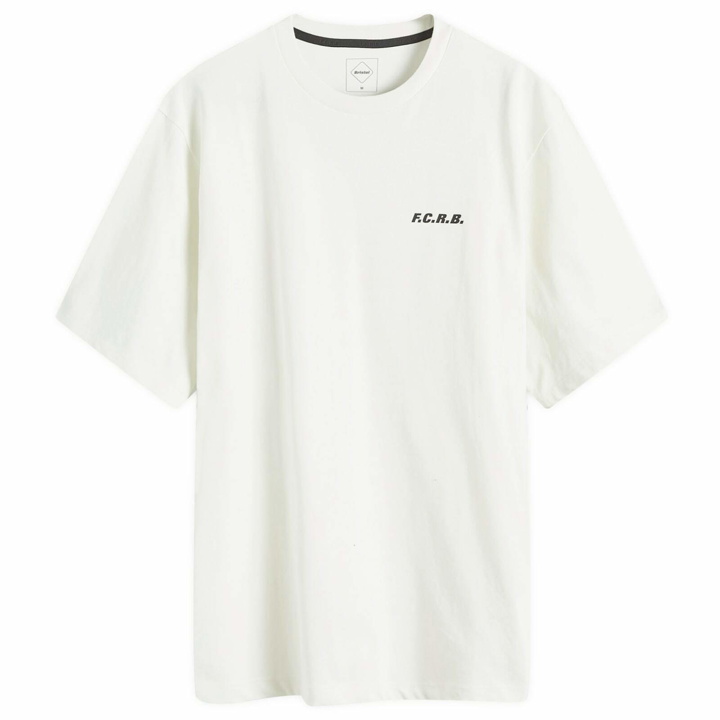 Photo: F.C. Real Bristol Men's Circle Logo T-Shirt in Off White