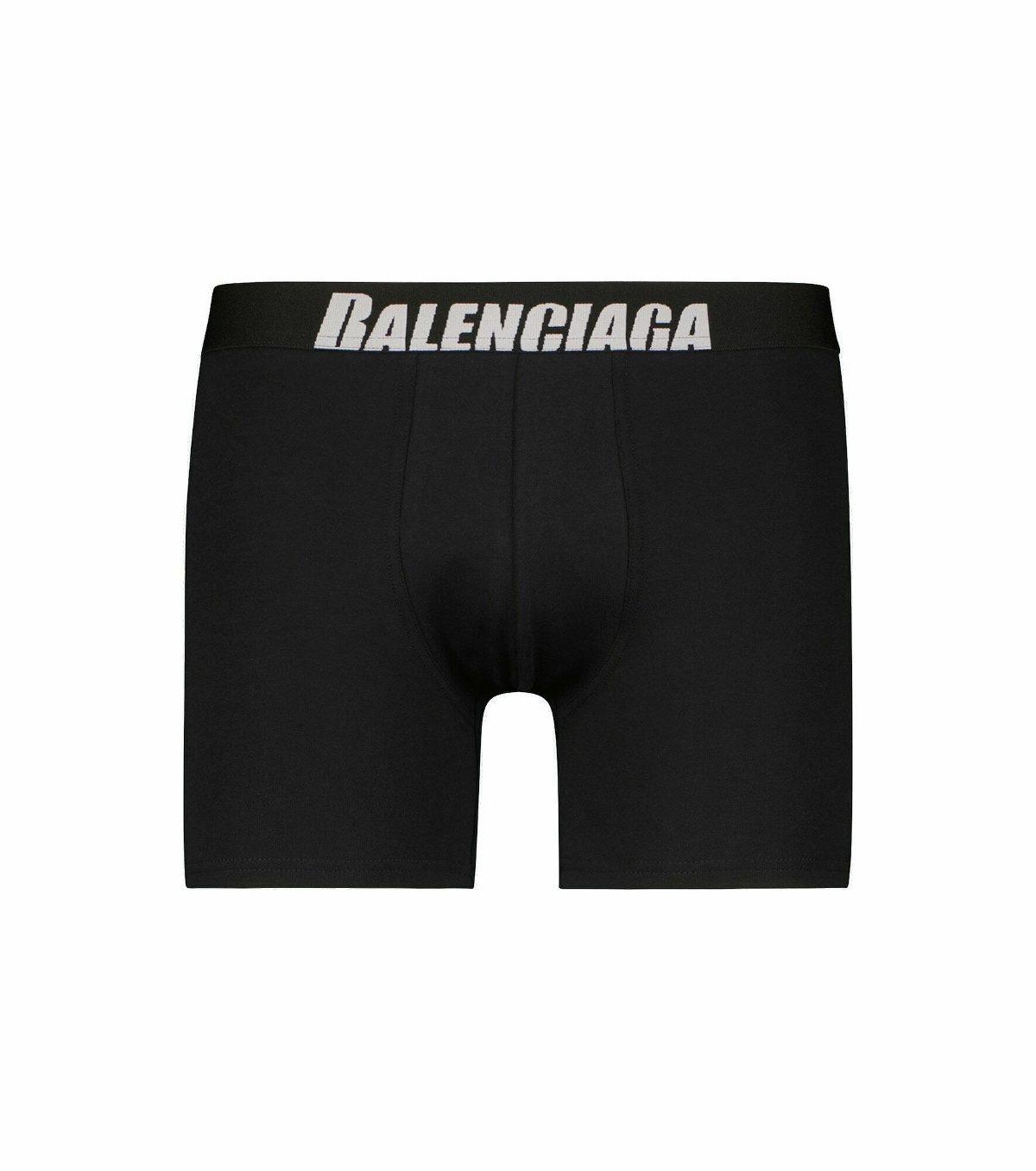 Balenciaga - Logo cotton-blend boxer briefs Balenciaga