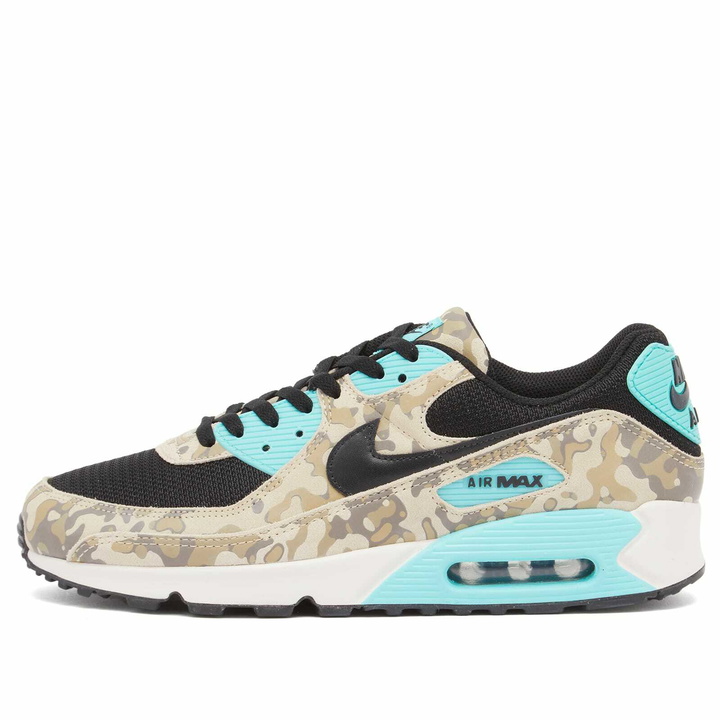 Photo: Nike Men's Air Max 90 Prm Sneaker in Sandrift/Black/Green