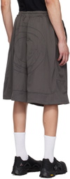 BRYAN JIMENÈZ Gray Drawstring Shorts