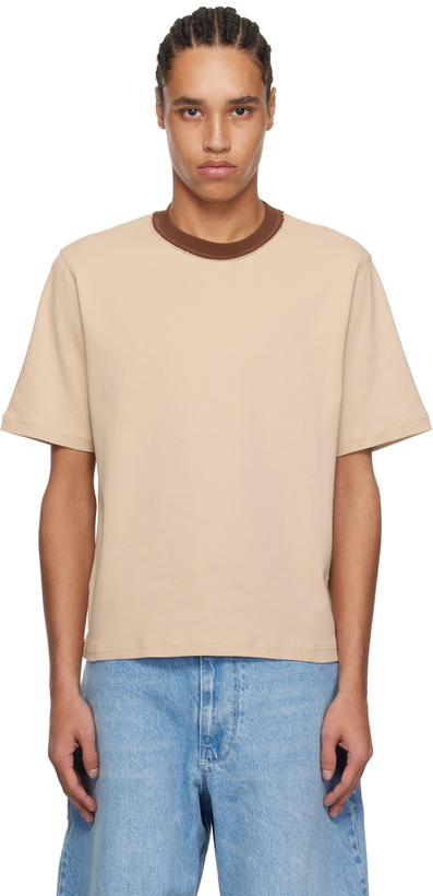 Photo: Camiel Fortgens Brown Normal 1/1 Rib T-shirt