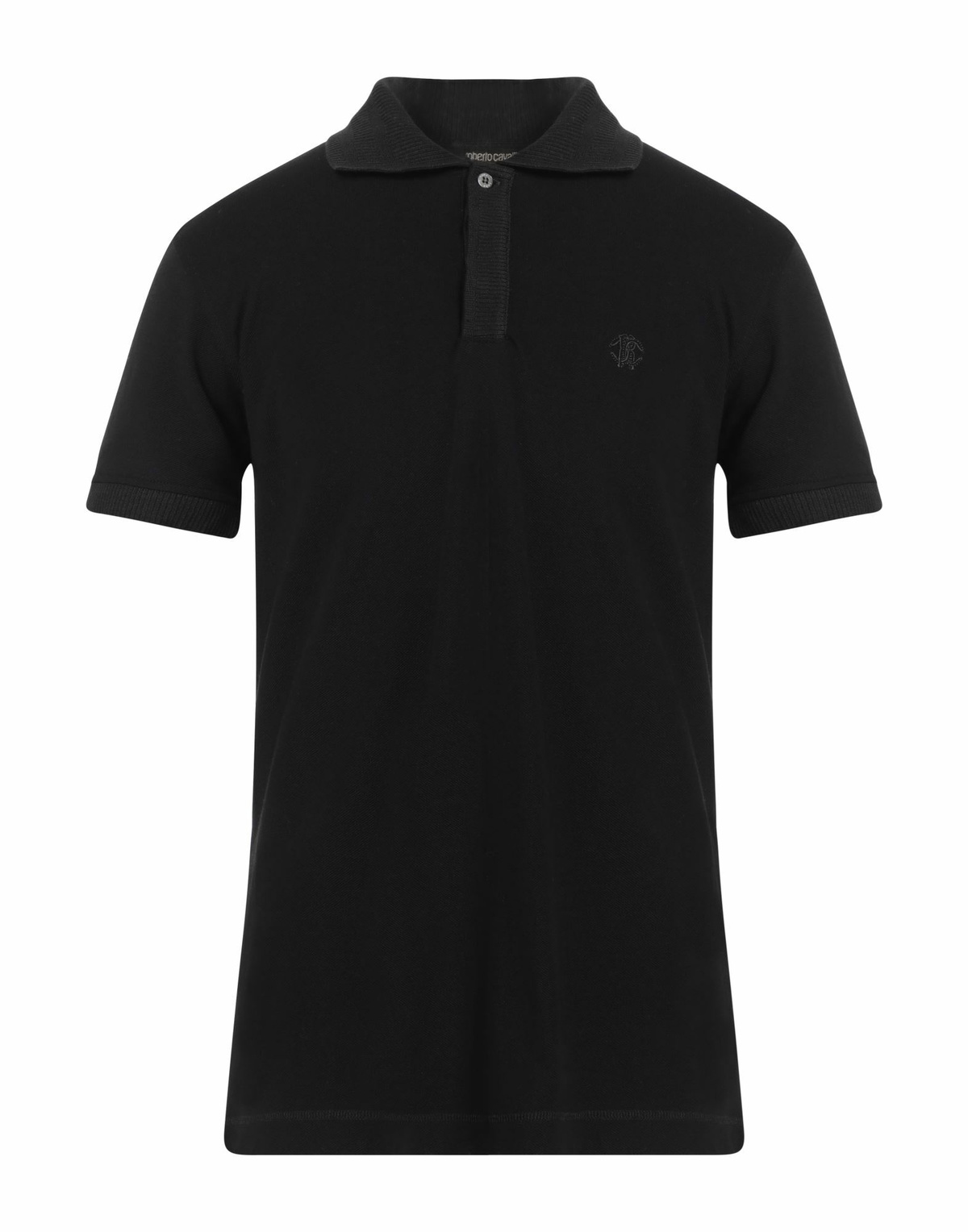Roberto Cavalli Mens Polo shirt in Black