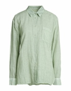 120% Lino Womens Shirt in Sage green
