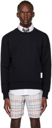 Thom Browne Navy Crewneck Sweatshirt