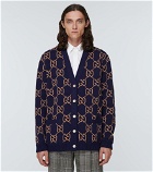 Gucci - Reversible wool-blend cardigan
