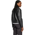 HELIOT EMIL Black Tremor Leather Jacket