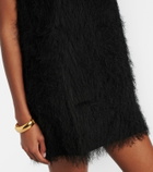 The Frankie Shop Lancy fringed minidress