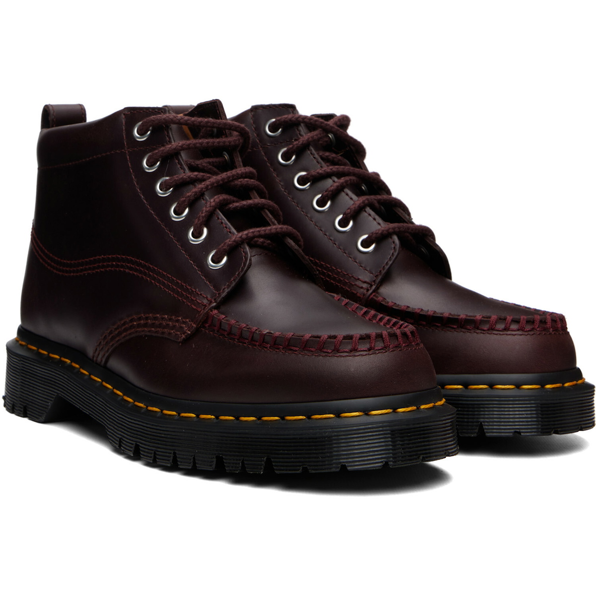Dr. Martens Burgundy Lowell Chukka Boots