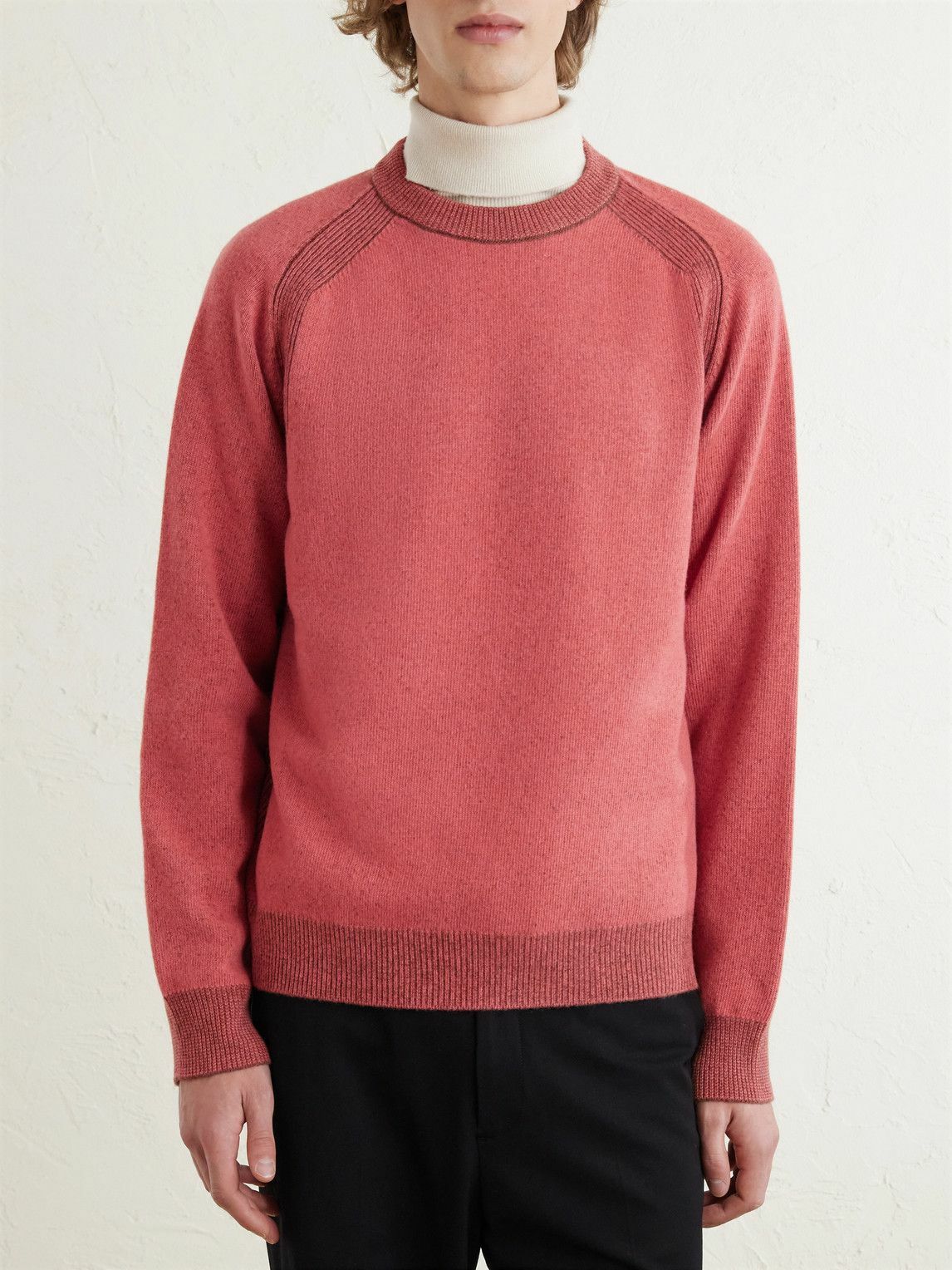 Paul Smith - Ribbed Wool Sweater - Pink