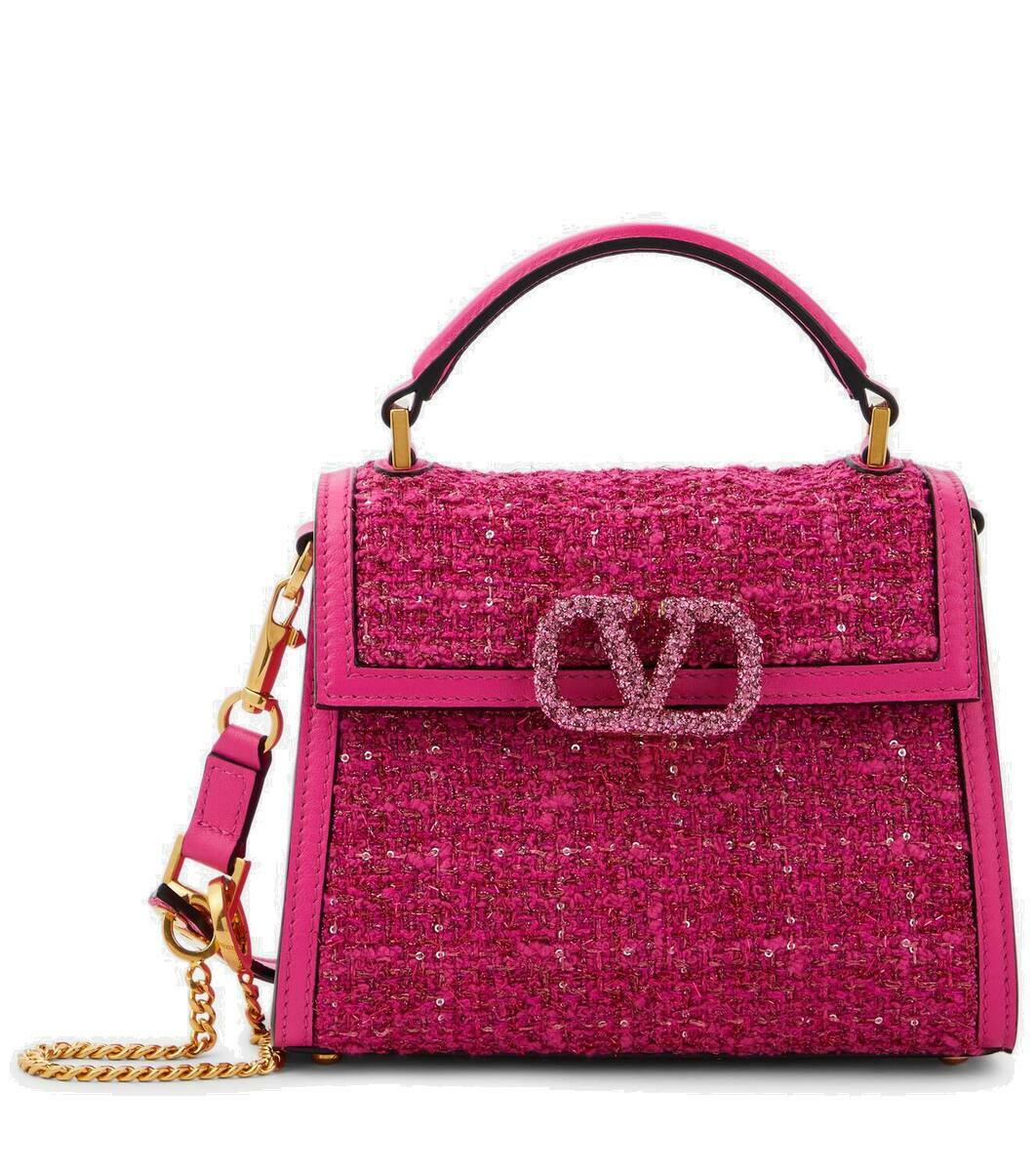 Valentino Garavani VSling Mini tweed crossbody bag Valentino Garavani