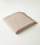 Brunello Cucinelli Fringed cashmere throw