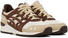 Asics Brown & Off-White Gel-Lyte III OG Sneakers