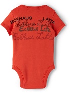 Eckhaus Latta SSENSE Exclusive Baby Red Bambino Romper