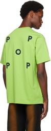 Pop Trading Company Green Printed T-Shirt