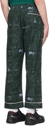 Brain Dead Green Hedgehog Pyjama Pants