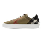 Burberry Brown Tonal Check Sneakers