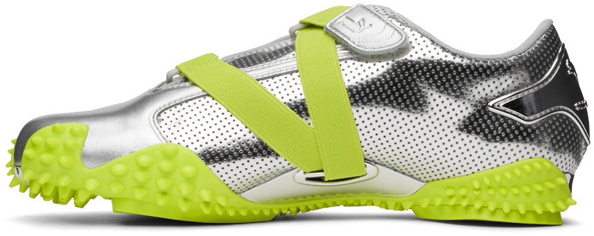 Ottolinger Silver & Green Puma Edition Mostro Lo Sneakers