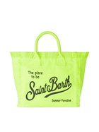 MC2 Saint Barth Vanity Fluo Yellow Canvas Shoulder Bag