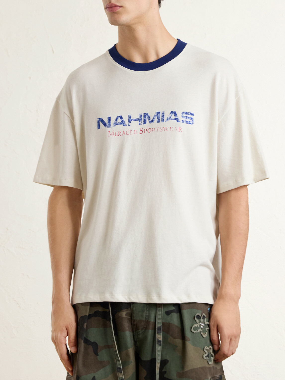 NAHMIAS - Miracle Sportwear Logo-Print Cotton-Jersey T-Shirt - White