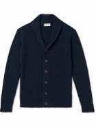 John Smedley - Cullen Slim-Fit Recycled-Cashmere and Merino Wool-Blend Cardigan - Blue