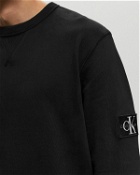 Calvin Klein Jeans Badge Crew Neck Black - Mens - Sweatshirts