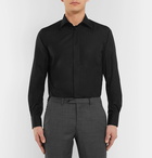 Brioni - Slim-Fit Cotton-Twill Shirt - Men - Black