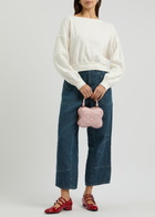 Free People Ife Stretch-cotton Sweatshirt Ivory