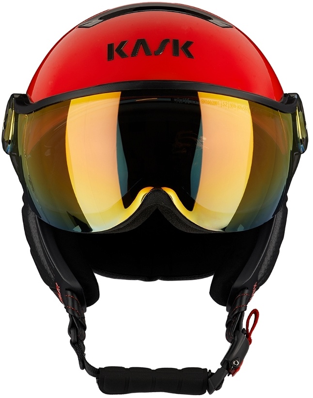 Photo: KASK Red Montecarlo Visor Snow Helmet