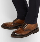 Officine Creative - Stanford Burnished-Leather Boot - Brown