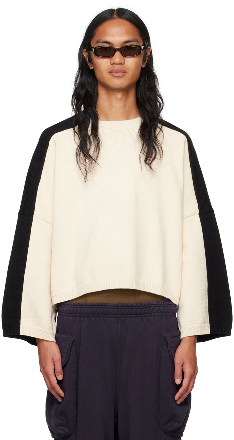 SPENCER BADU Black Split Sweater