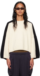 SPENCER BADU Black Split Sweater
