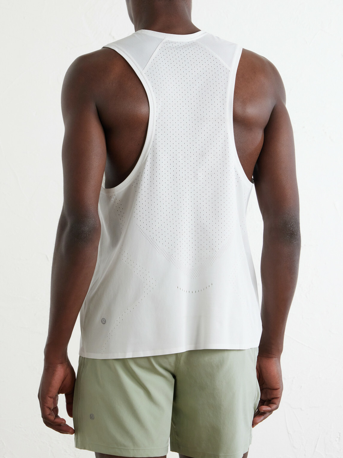 Lululemon - Logo-Print Mesh Running Top - White