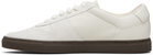 Common Projects Off-White BBall Slim Gum Brown Sole Sneakers