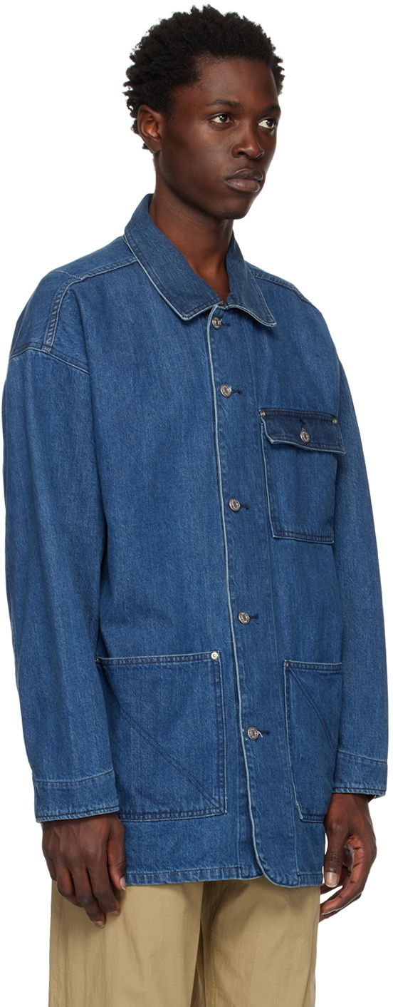 NOMA t.d. Blue Button Up Denim Coat