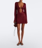 Bananhot Rey sequined knitted minidress